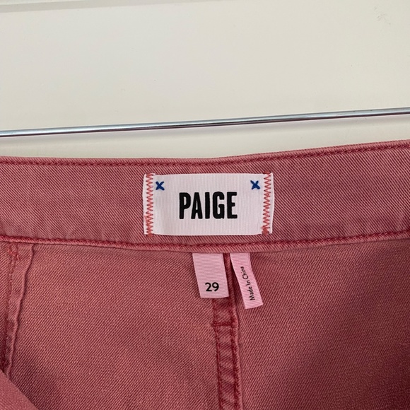 SOLD Paige Anessa Shorts High Waisted in Vintage Soft Rose size 29 - Picture 5 of 7
